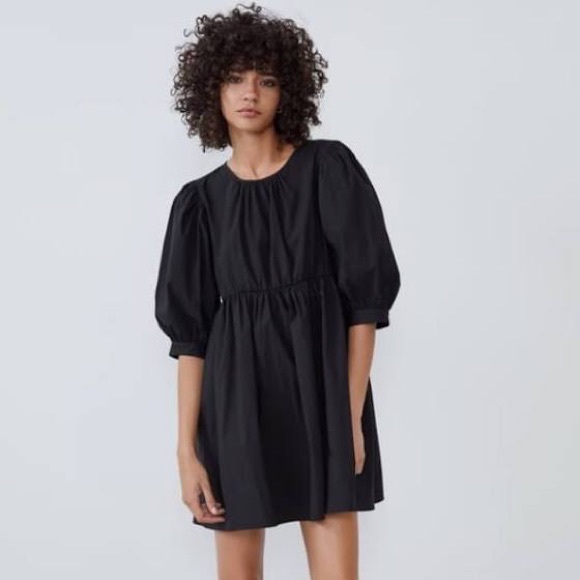 Zara Dresses & Skirts - Zara Puffy Sleeve Mini Dress